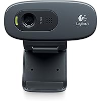 Logitech C270 HD Webcam, HD 720p/30fps, Widescreen HD Video Calling, HD Light Correction, Noise-Reducing Mic, for Skype…