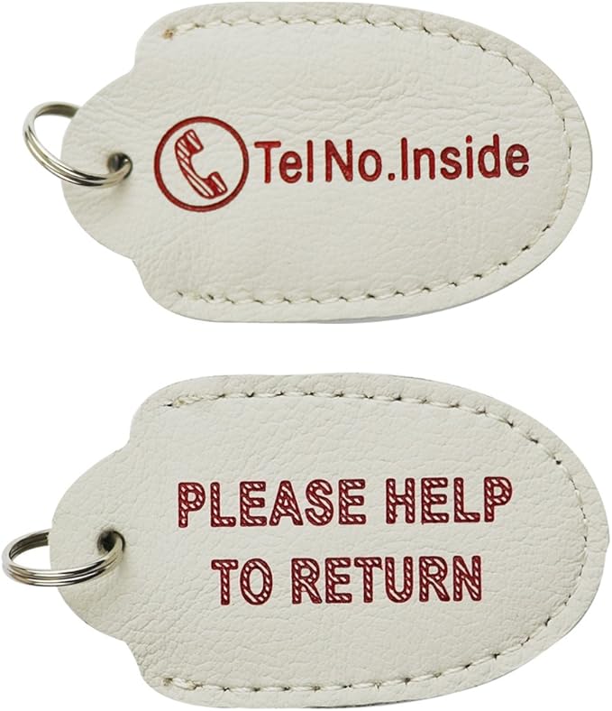 DKMUS AntiLost Keychain Genuine Leather Phone