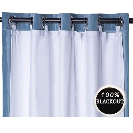 Buy Rose Home Fashion 100 Darkening Thermal Insulated Blackout