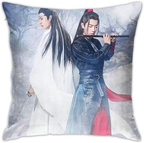 Amazon 枕カバー 抱き枕カバー 陳情令 藍忘機 魏無羨 魔道祖師 枕ケース ピロケース 座布団 クッションカバー アニメ かわいい おしゃれ 車用 インテリア 飾り ひんやり 耐久性 人気丸洗い可能 45x45cm 枕カバー ピローケース オンライン通販