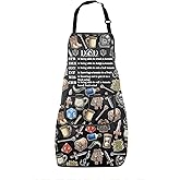 MNIGIU Game Lover Kitchen Apron Game Fantasy Gamer Gifts D Master Cooking Apron Dragon Gift D Dragon Gamer Merch