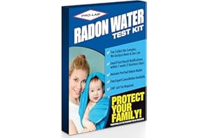 PRO-LAB Radon Tester, DIY Radon Test Kit for Water - EPA-Approved, Accurate & Reliable Radon Test for Home & Office Water Sup