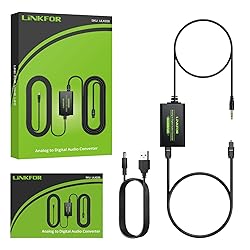 LiNKFOR 3.5mm to SPDIF Converter Analog to Digital