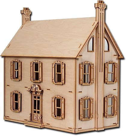 Laser Cut Half Scale Willow Dollhouse 