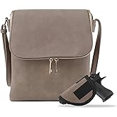 JESSIE & JAMES Cheyanne Concealed Carry Crossbody Bag with Lock and Key