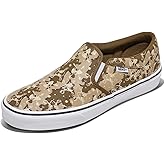 Vans Men's Asher Slip-on Shoes, Alien Skull Camo, 8.5