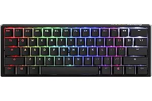 Ducky One 3 Mini 60% Mechanical Keyboard: Quack Mechanics Dampening, Hot-Swappable Cherry MX Red Switches, High-Density PBT Tripleshot Keycaps, RGB, US, Black