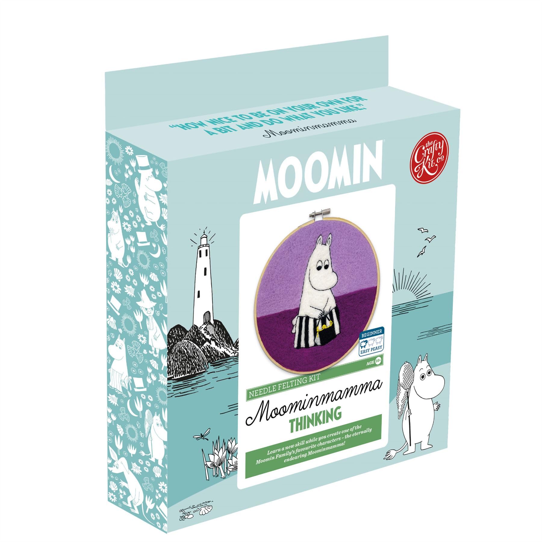The Crafty Kit Co Moominmamma Thinking Needle Felting Kit