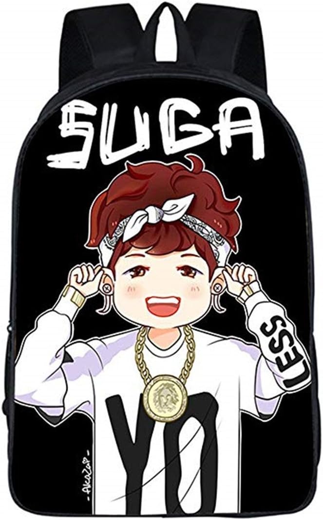MeridiagaKpop BTS GOT7 Backpack School Bag Bangtan Boys Messenger Bag