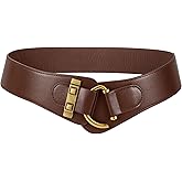 JASGOOD Women's Vintage Stretchy Waist Belt Elastic Wide Waistband for Dresses