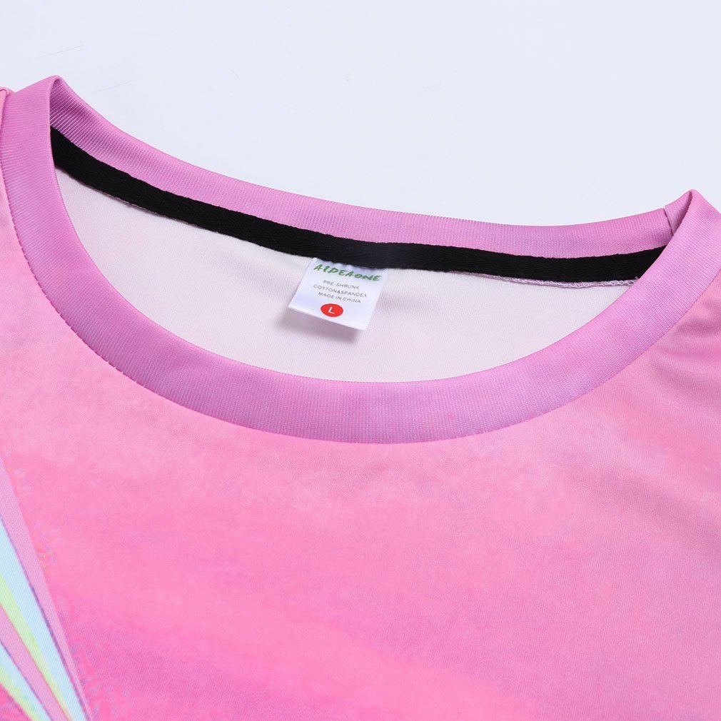 RAISEVERN Unisex Humor Sloth Reiten Flying Horse Gedruckt Hip Hop Neuheit T Shirts Top T - Shirts für Männer