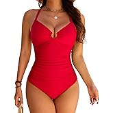 BMJL Womens One Piece Swimsuit Tummy Control Bathing Suit Supportive Slimming Swim Suits 2025