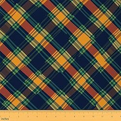 Scottish Plaid Tartan Upholstery Fabric by The