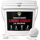 TITGGI 1 lb Gym Chalk Bucket with Chalk Ball, Pure Magnesium Carbonate | Pure Magnesium Carbonate with Loose Chalk and Chalk Ball for Better Grip During Climbing, Lifting and Gymnastics.