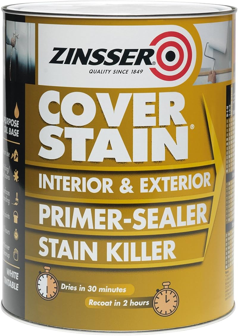 Zinsser ZINCSP500 Cover Stain 500ml Primer Sealer Stain Killer