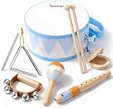 Vanplay 6 in 1 Kids Drum Kit Musical Instruments Baby Toys