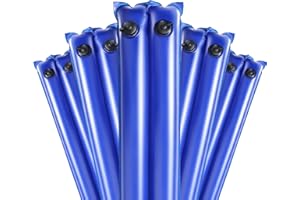 LanPool 8.5ft Double Chamber Pool Water Bags, Heavy Duty Water Tubes | Pool Cover Weights for Inground Pool Cover,Water Bags for Pool Covers Winter Closing-5pack