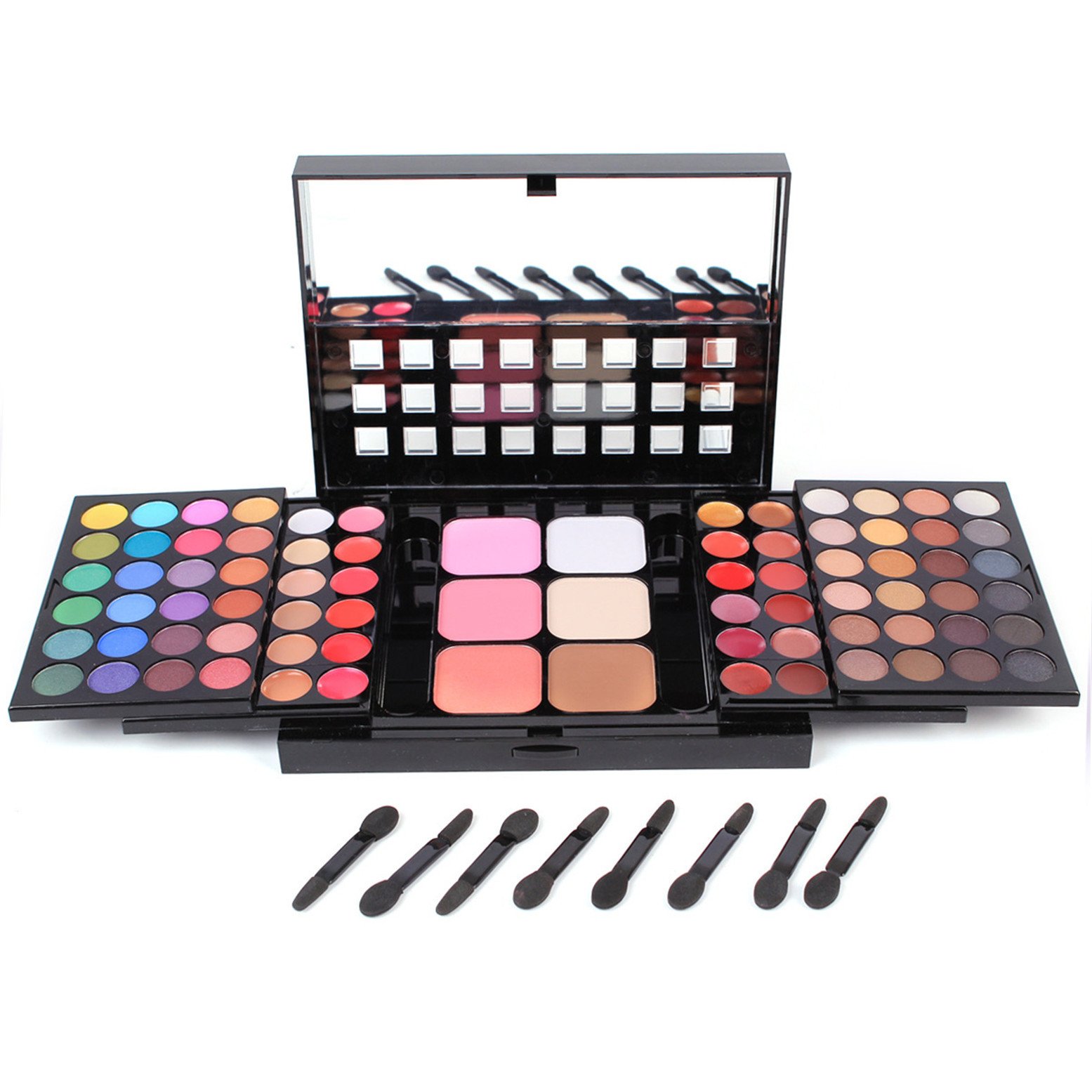 FantasyDay Xmas All In One Makeup Gift Sets - 48 Colours Highly Pigmented Nudes Matte Warm Natural Eyeshadow Pallet with 18 Lipstick, 6 Concealer, 3 Blusher, 3 Shading Powder