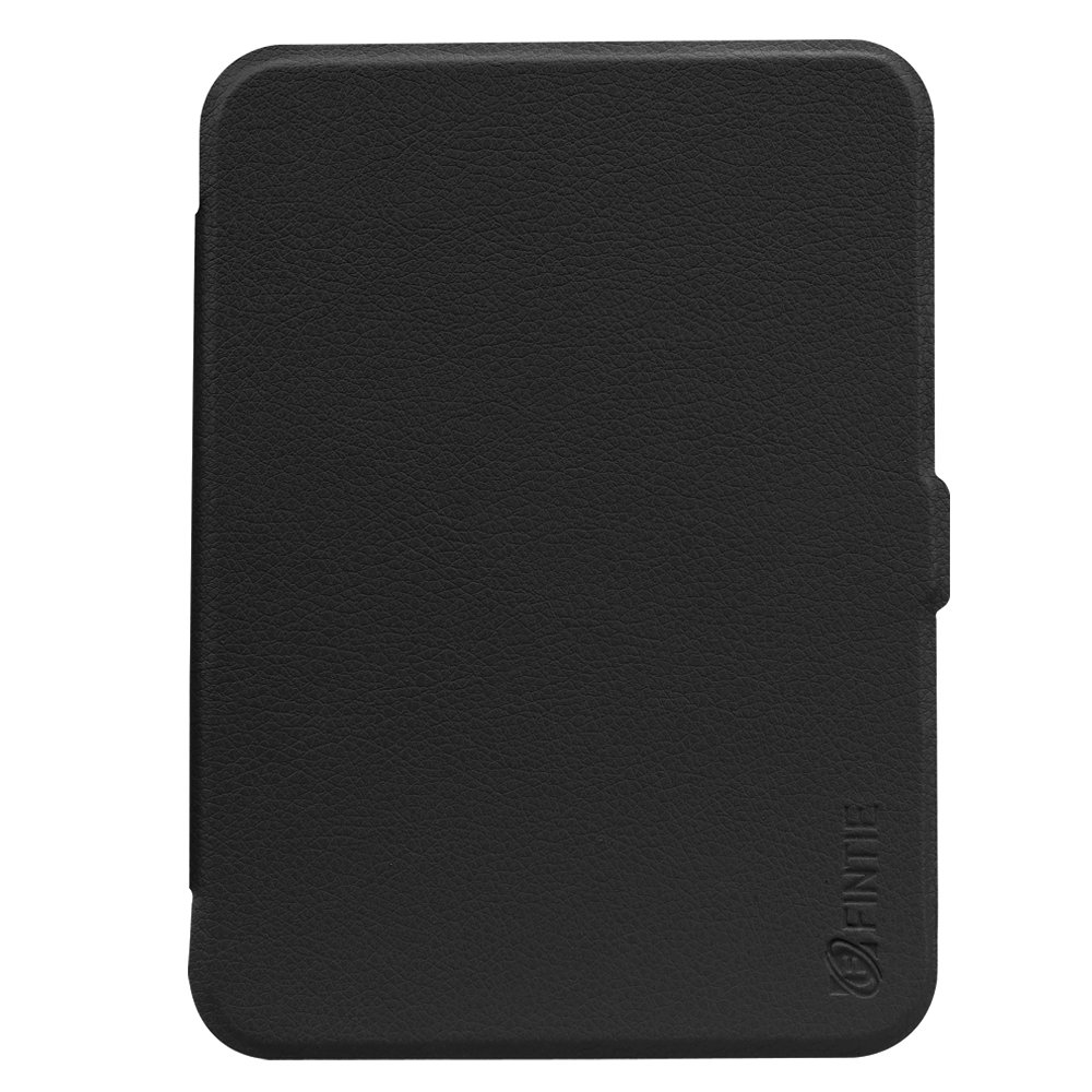 FINTIE SlimShell Case for Nook GlowLight 3, Ultra Thin and Lightweight PU Leather Protective Cover for Barnes and Noble Nook GlowLight 3 eReader 2017 Release Model BNRV520, Black