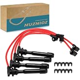 671-4239 Ignition Wire Set 4Pcs Compatible with Hyundai Elantra 96-12, Tiburon 97-08, Tucson 05-09, Kia Soul 10-11, Spectra/Spectra5 04-09, Sportage 05-10 - Replace# 27501-23B70 7962 RC-XX90