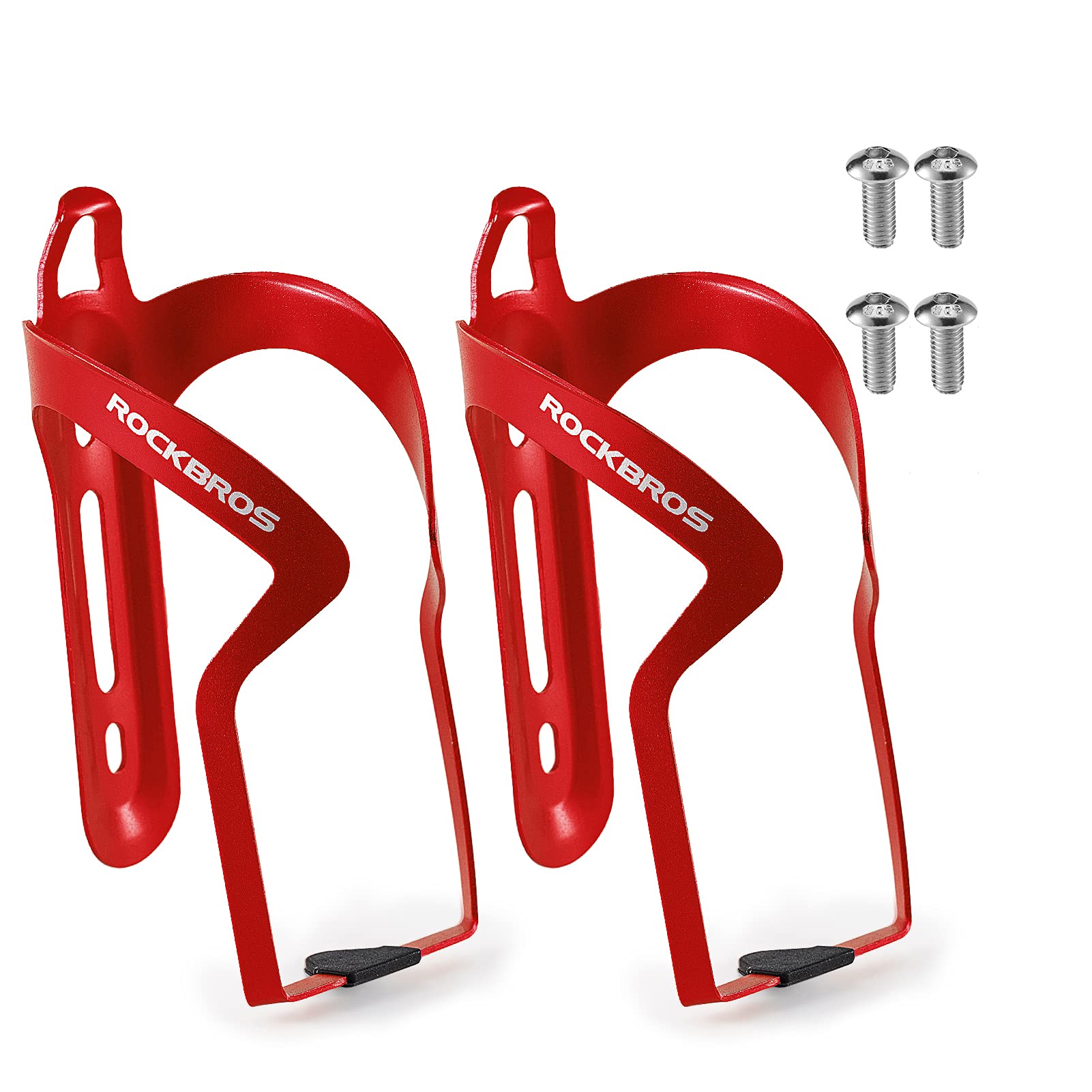 ROCKBROS Bicycle Bottle Cage Bicycle Accessories Drinking Bottle Cage Aluminum Alloy Cup Holder Blue/Black/Red