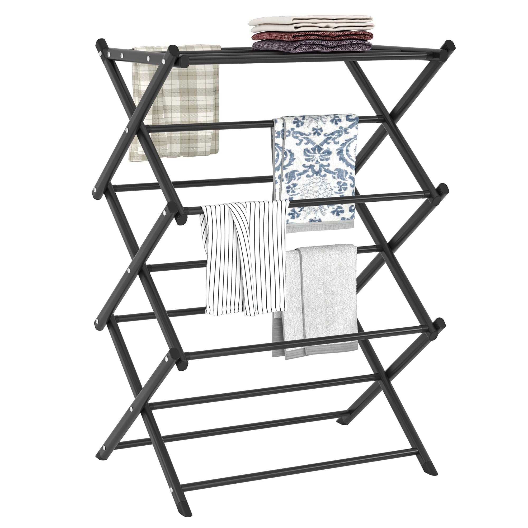 FKUO Household Indoor Folding Clothes Drying
