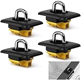 Esevalia Tie Down Anchors Compatible with 1998-2014 Ford F150 1998-2016 Ford Super Duty 1988-2013 Chevrolet Silverado and GMC Sierra 1995-2008 Dodge RAM Retractable Truck Bed Tie Down 4 Pack