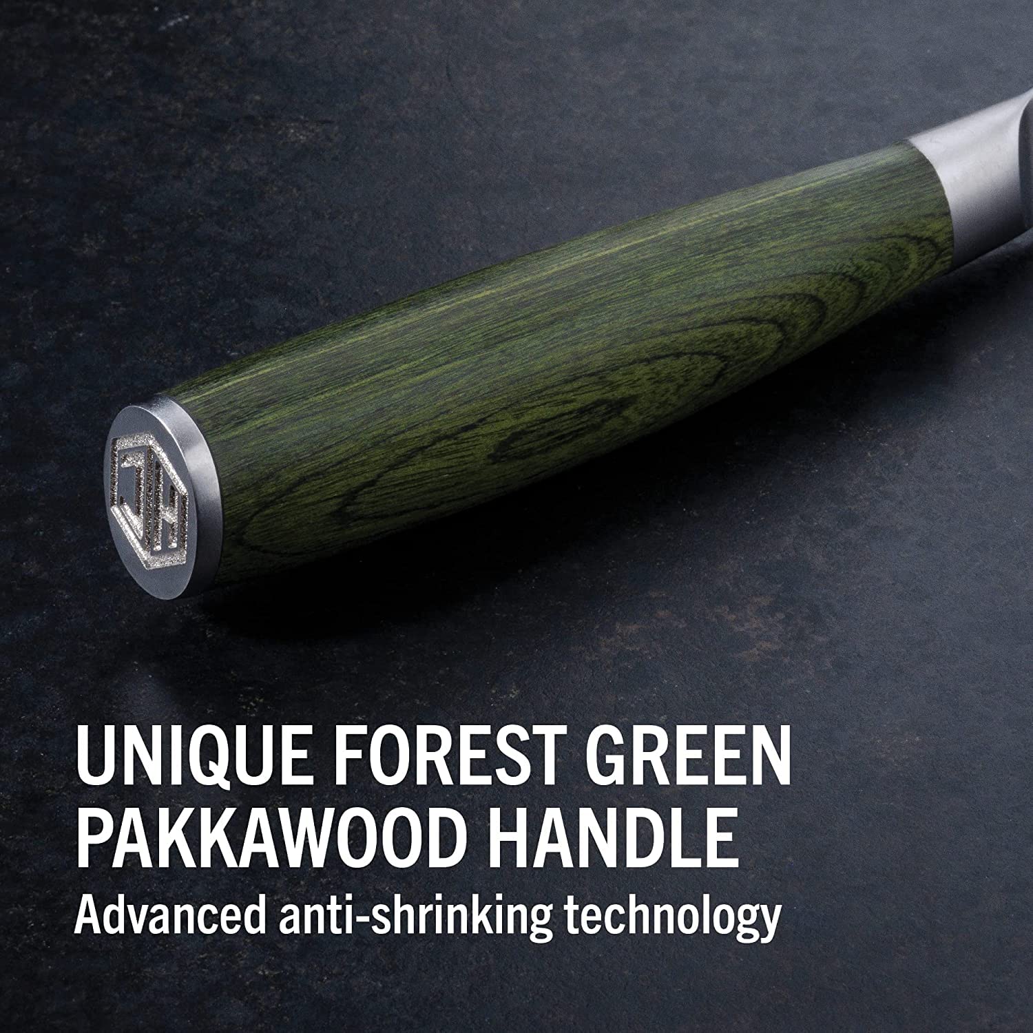 HexClad 4 Piece Steak Knife Set Premium Full Tang Japanese Damascus