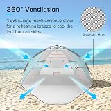 Active Era Luxury Beach Tent 3-4 Person Sun Shelter UPF 50+ Easy Pitch view 4