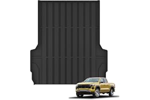 KARPAL Truck Bed Mat for Chevy Colorado/GMC Canyon 2026 2025 2024 2023 (5FT Bed Mat), All Weather Protection TPE Heavy Duty Pickup Car Bed Cargo Mat Custom Fit Car Mats Accessories