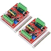 Ransanx 2PCS 6-60V 400W DC Three-Phase Brushless Motor Speed Controller | with Hall PWM Motor Control Driver Board 12V 24V 48V with Forward/Reverse/Stop/Brake Function