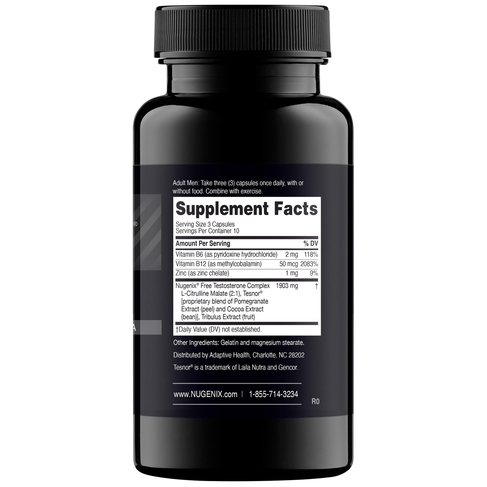 Nugenix T Boost - Free Testosterone Booster Supplement for Men, 30 Count