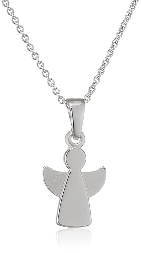 XAANA Kinder-Kette mit Anhänger Premium 925 Silber rhodiniert 38 cm-AMZ0425