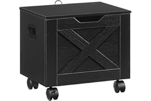 MAHANCRIS Rolling Filing Cabinet, Small File Cabinet Under Desk with Single Drawer, Hanging File Organizer for A4/Letter-Size