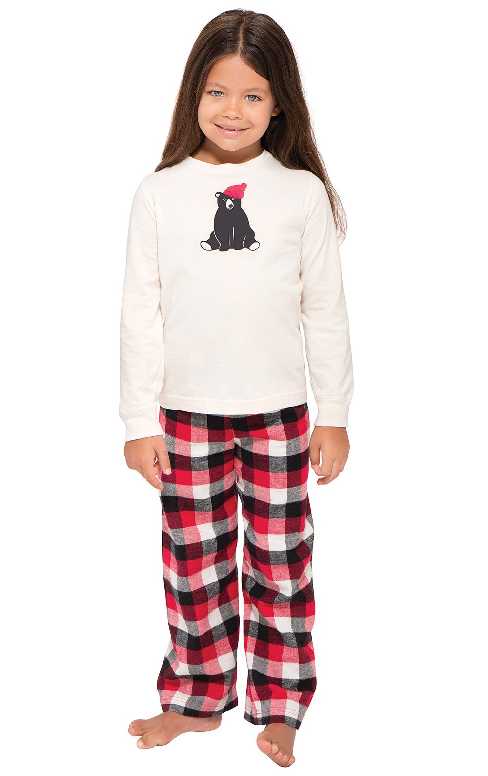 girls buffalo plaid pants