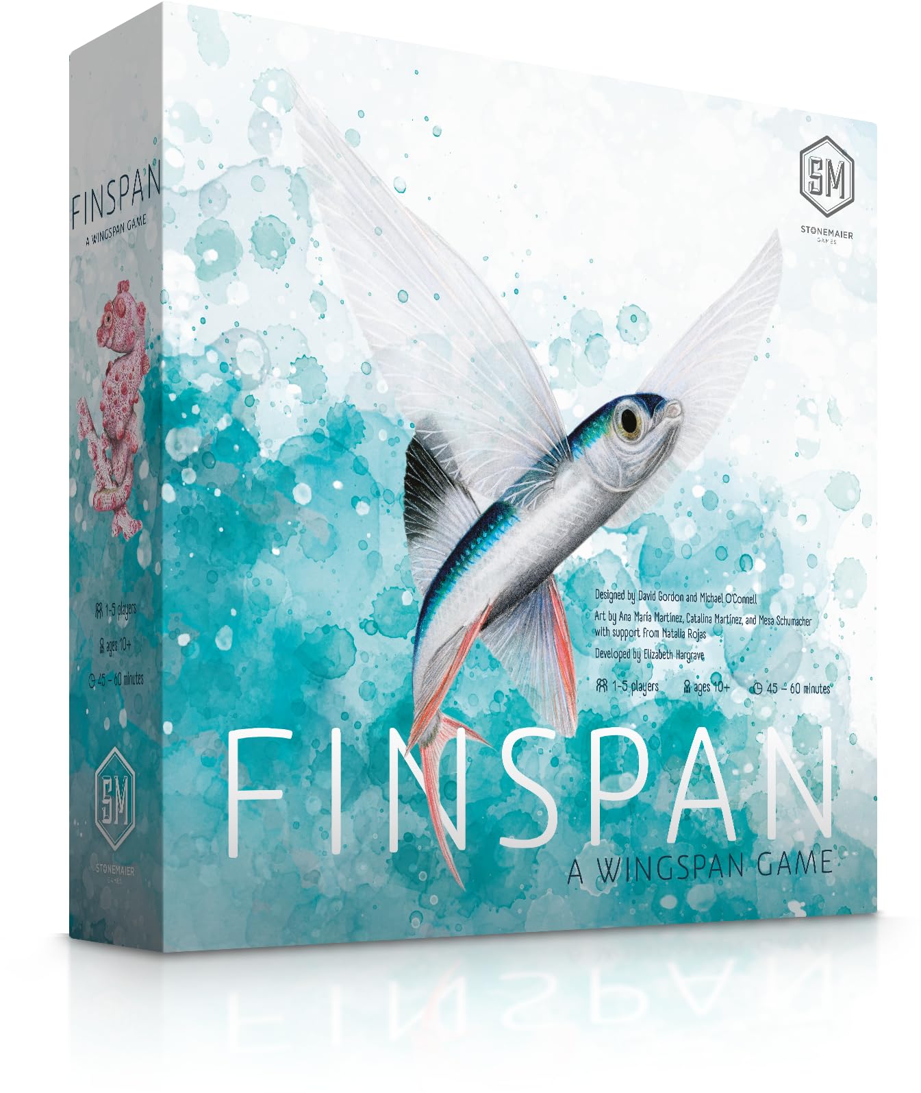 Stonemaier Games: Finspan - A Wingspan Game by David Gordon & Michael O’Connell | A Relaxing Strategy Board Game About Collecting Fish and Ocean Diving for Adults and Family | 1-5 Players, 60 Mins