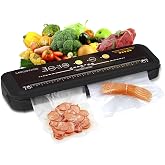 MEGAWISE Vacuum Sealer Machine, 80 kPa, 4 Modes, Built-In Cutter