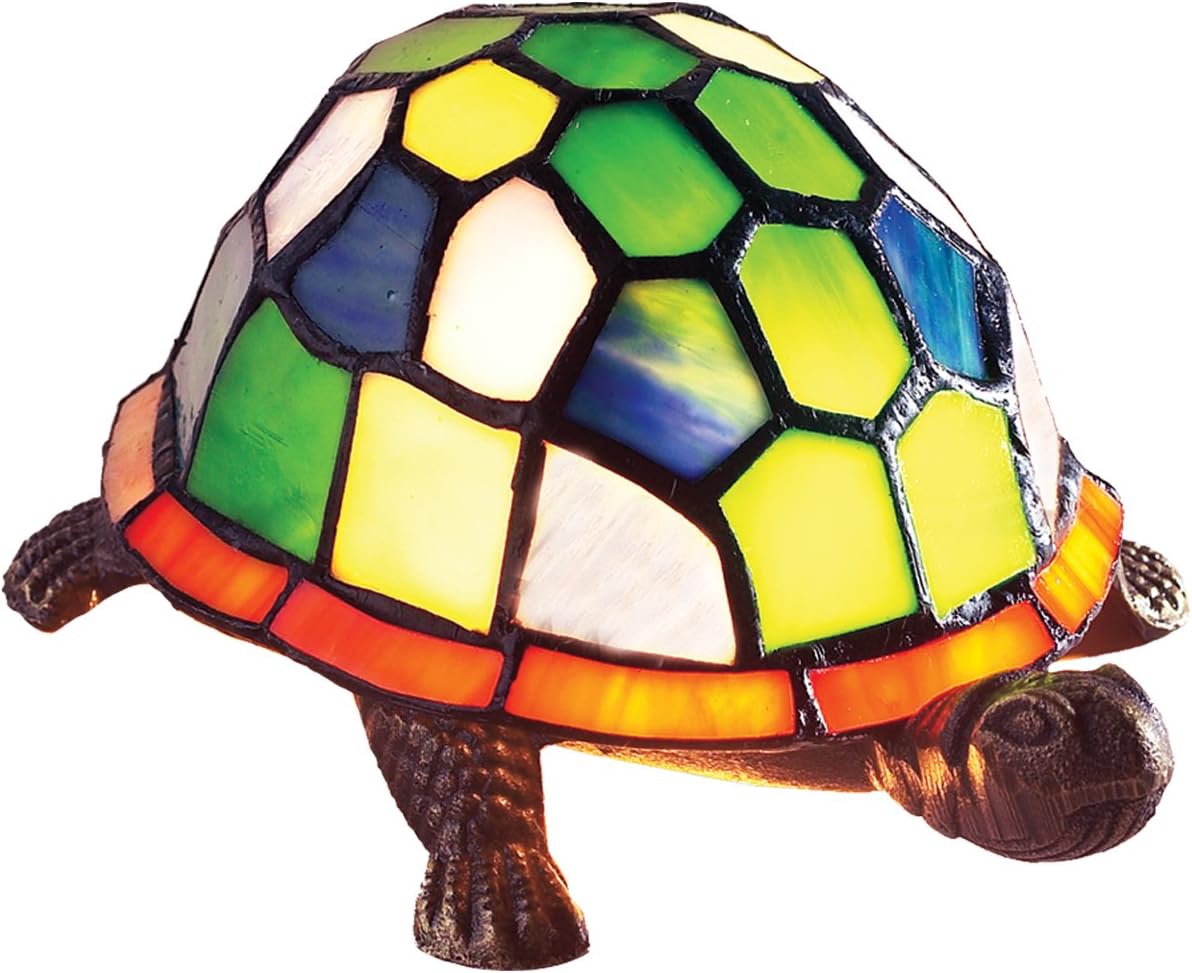 AT118cm Turtle Design Tiffany Stained Glass Table Lamp Amazon.co.uk