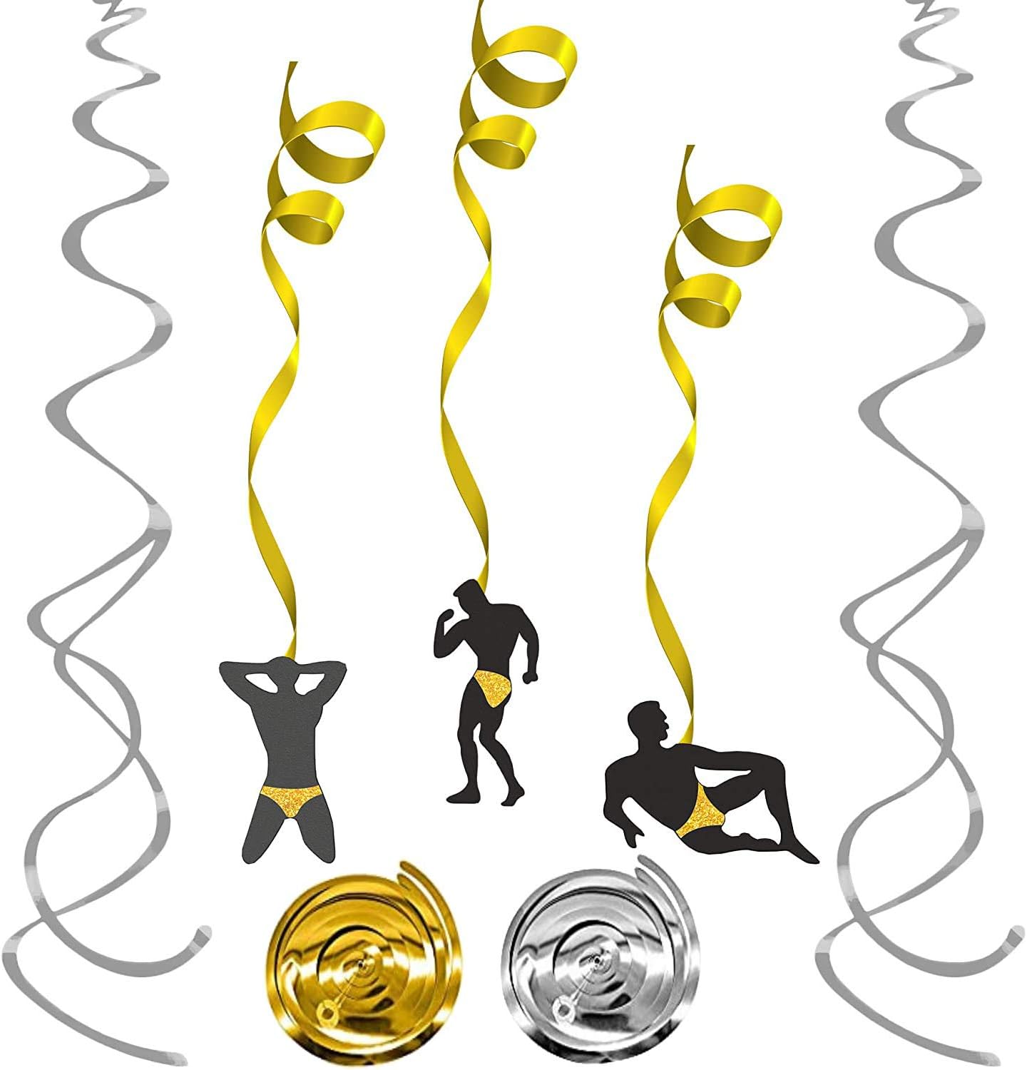 Bachelorette Party Decorations Hanging Swirls Stripper Pole