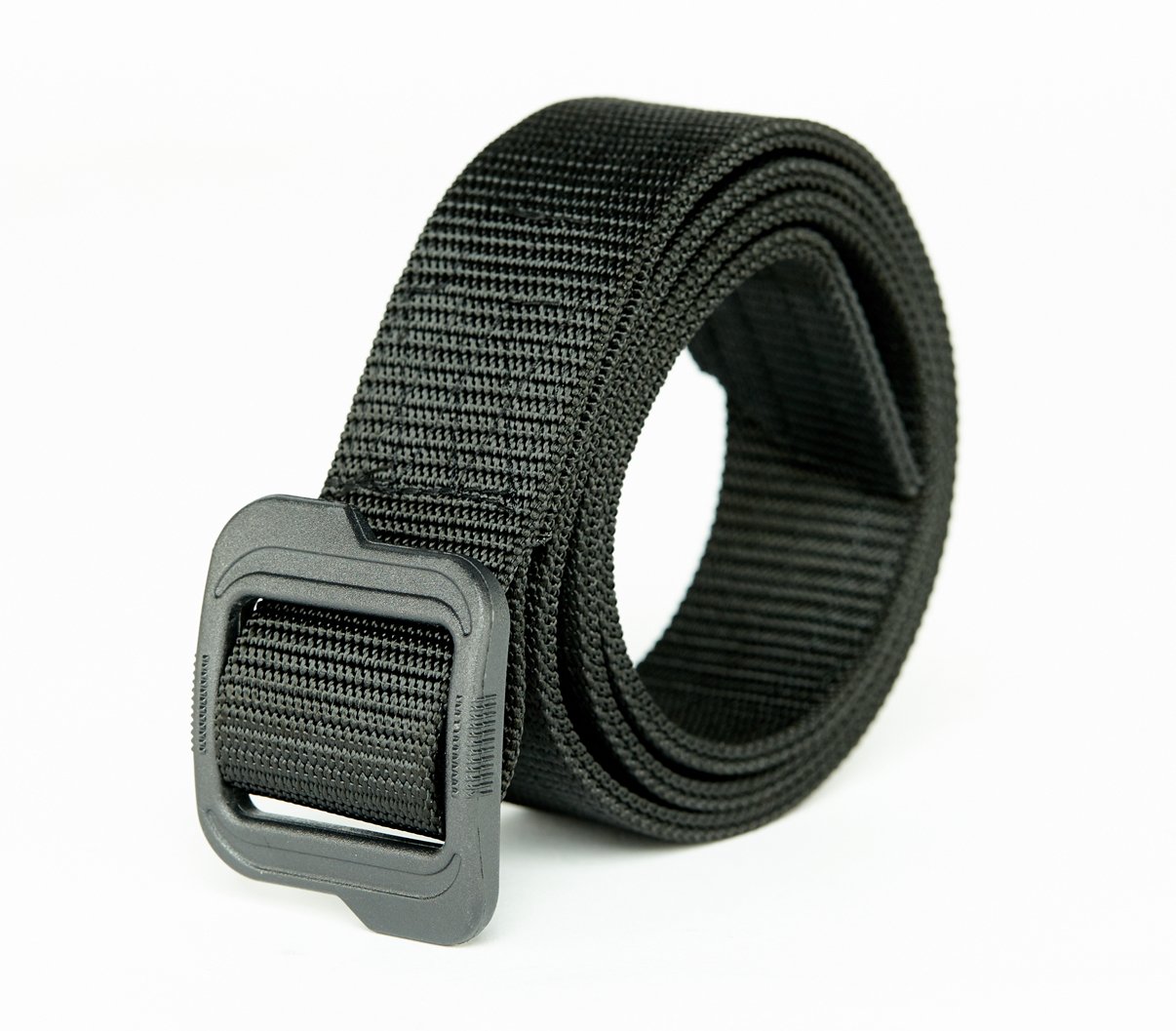 WOLF TACTICAL Nylon EDC Web Belt - Double Layered Military Style Tactical Belt - No Metal - Outdoor Sports Wilderness Hunting Tools Survival Concealed Carry CCW Holsters Pouches