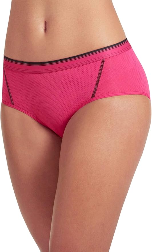 Jockey Women's Underwear Sporties Mesh Hipster Amazon.ca Clothing