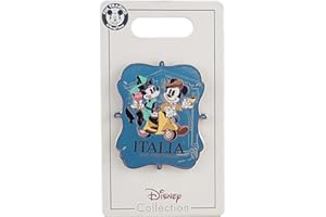 DISNEYPARKS Disney Pin - EPCOT World Showcase - Italy - Italia - Mickey and Minnie Mouse Scooter