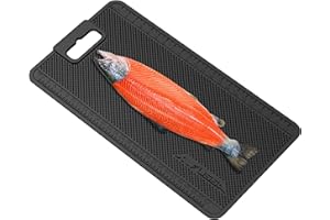 FLISSA Nonslip Fish Fillet Mat with Measuring Scale, 24"*13", Durable & Portable Fish Cleaning Mat for Easy Filleting, Large Fish Mat for Fish Cleaning and Cutting Board