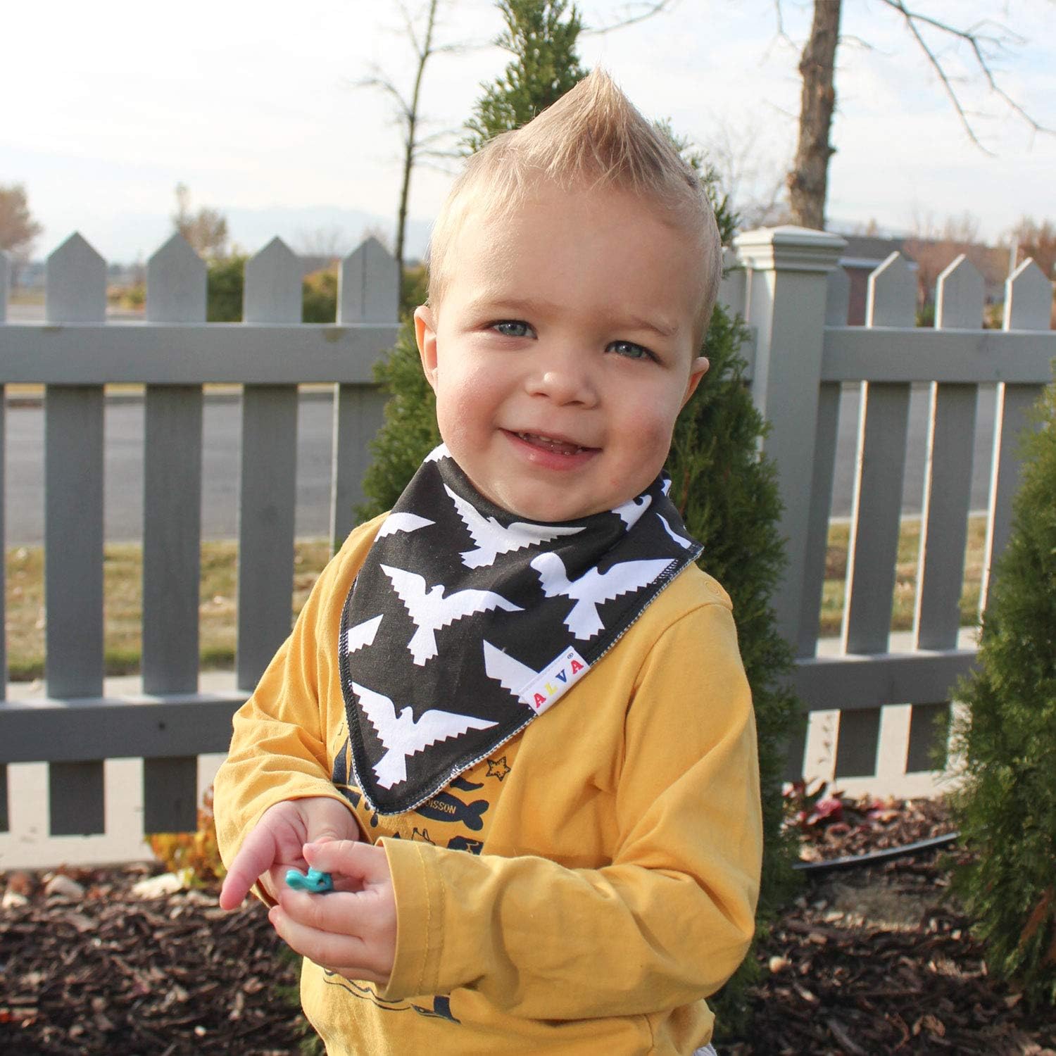 ALVABABY Baby Bandana Drool Bibs 8 Pack of Drooling Teething Feeding Super Absorbent 100/% Cotton For Girls Flower Bibs Newborn Infant Toddler Baby Gifts S-SKX10-CA