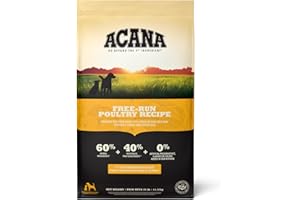 ACANA Grain Free Dry Dog Food, Free-Run Poultry Dog Food Recipe, 25lb