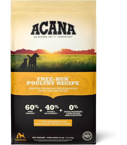ACANA Grain Free Dry Dog Food Puppy Recipe 25lb Bag: Pet Supplies