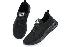LCGJR Men's Running Shoes Ultra Lightweight Breathable Comfortable Walking Shoes Casual Fashion Sneakers Mesh Workout Shoes