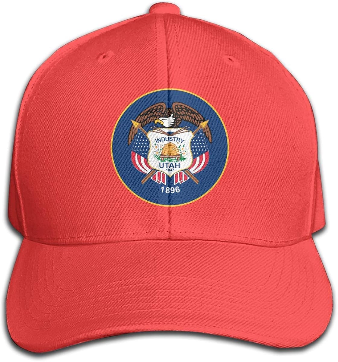 Flag of Utah Men Baseball Hat Trucker Hat Dad Cap Plain Cap Amazon.co