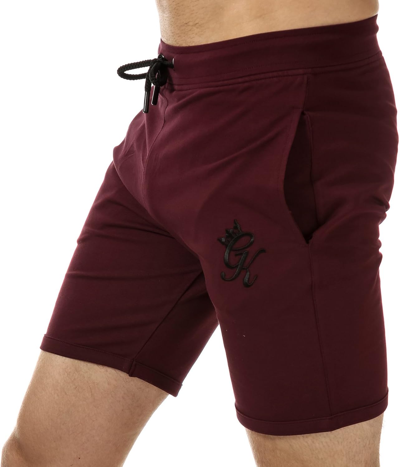Gym King Mens Mens GK Jersey Shorts in Wine L Gym King Amazon.co.uk