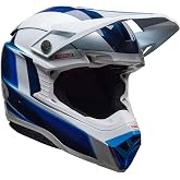 Bell Helmets Moto-10 Spherical - Blue/White Tomac 25, Large